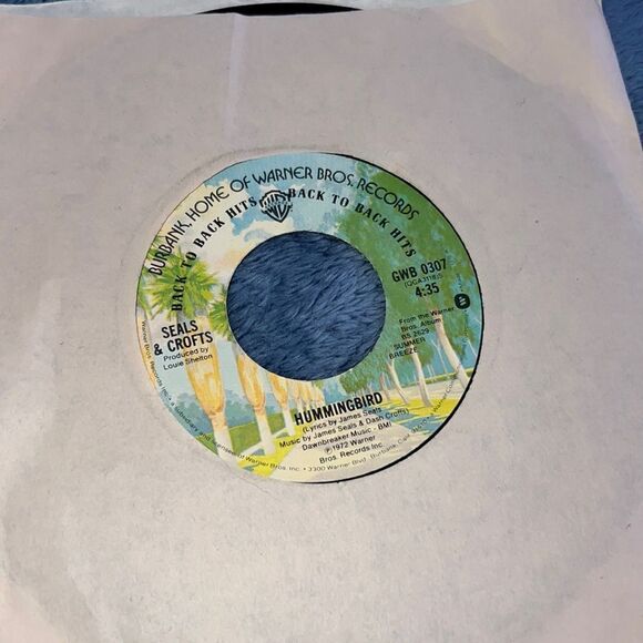Seals And Crofts “Summer Breeze” “Hummingbird” 7” WB 1972 - Picture 1 of 4